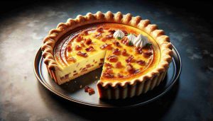 Classic Quiche Lorraine: Savory Bacon and Cheese Custard Pie with a Buttery Crust