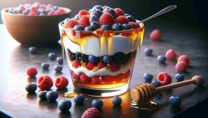 Greek Yogurt Parfait with Honey and Fresh Berries