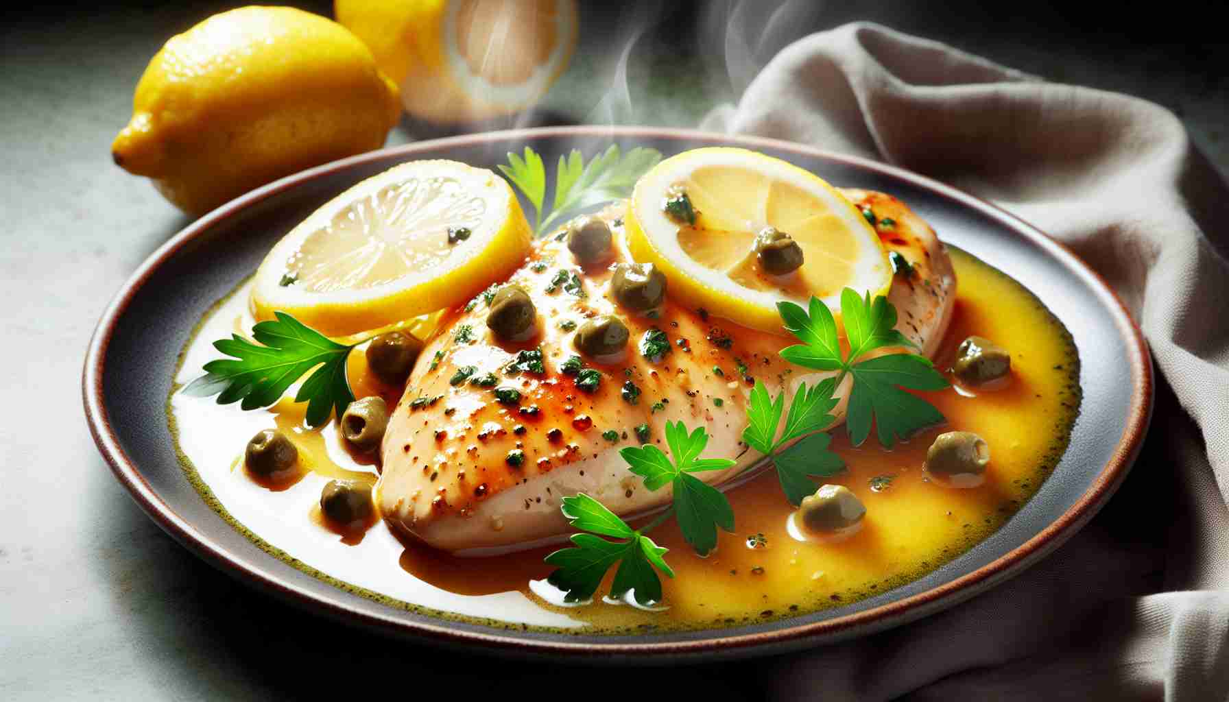 Italian-Inspired Chicken Piccata: A Flavorful and Zesty Delight