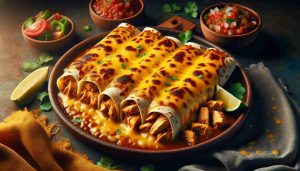 Mexican-Style Cheesy Chicken Enchiladas