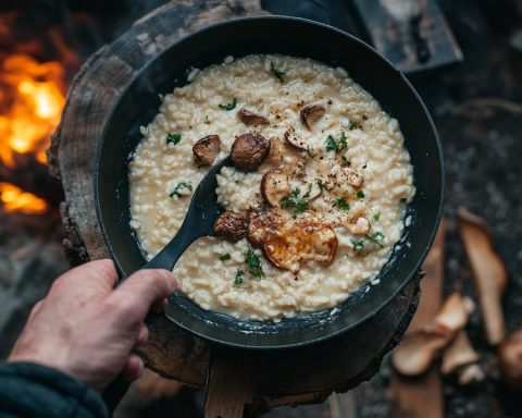 Hearty Herb-Infused Risotto with Fragrant Forest Mushrooms – A Cozy Classic for Culinary Comfort