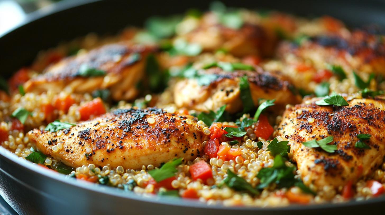 Deliciously Nutritious Quinoa and Chicken One-Pot Wonder: A Hearty, Flavorful Meal for Any Occasion