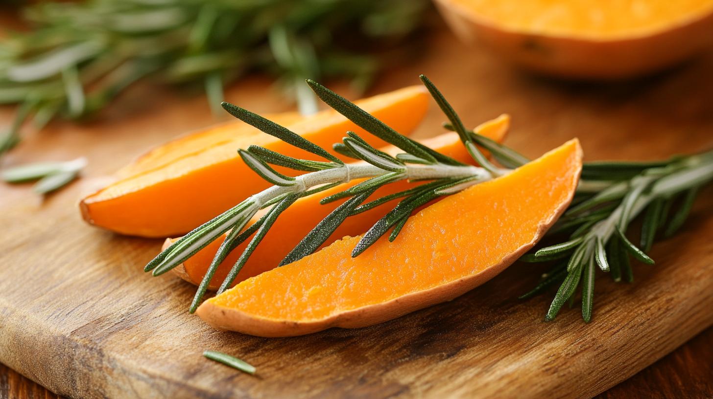 Wholesome Rosemary-Infused Sweet Potato Wedges: A Comforting Delight