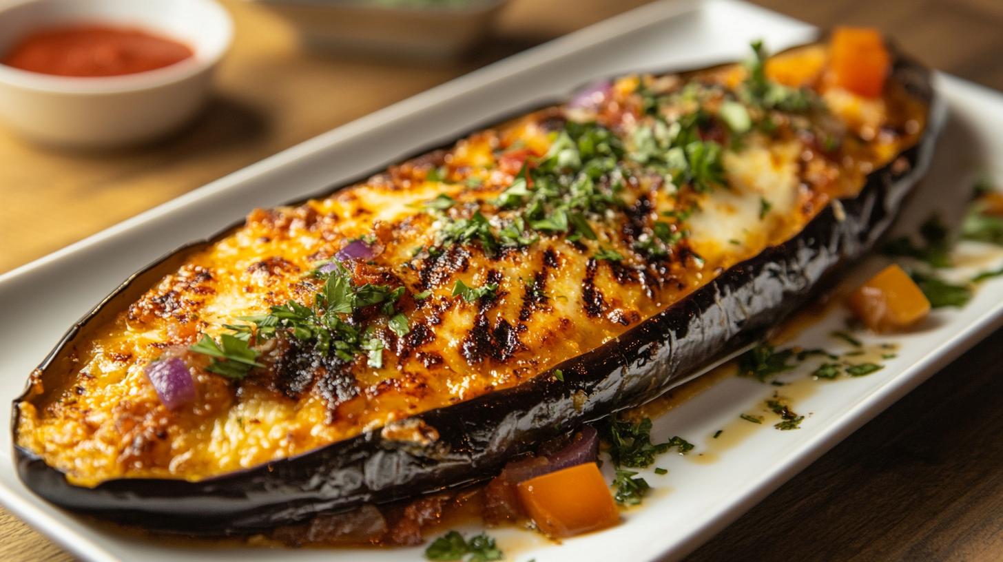 Golden Eggplant Delight: A Sumptuous Celebration of Mediterranean Flavors