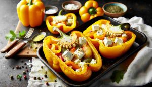 Yellow Bell Pepper and Feta Bake: A Flavorful Feast for All Seasons