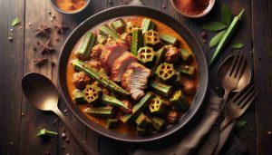 Perfectly Spiced Pork and Okra Curry: A Symphony of Savory Richness and Comfort