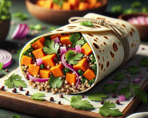 Exquisite Quinoa & Sweet Potato Wrap: A Wholesome Fusion of Flavors