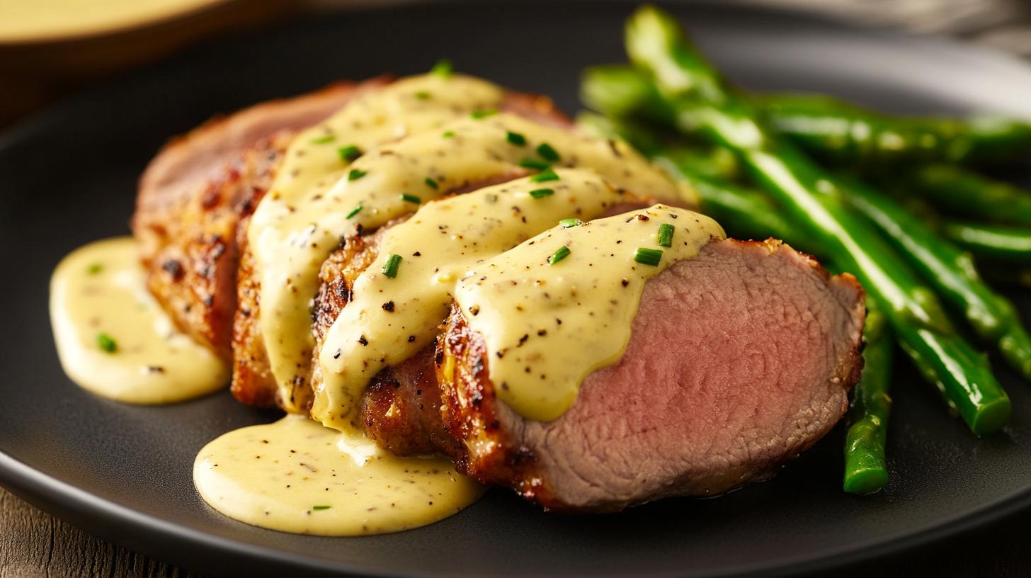 The Elegant Companion: Creamy Dijon Mustard Sauce for a Classic Cordon Bleu Delight