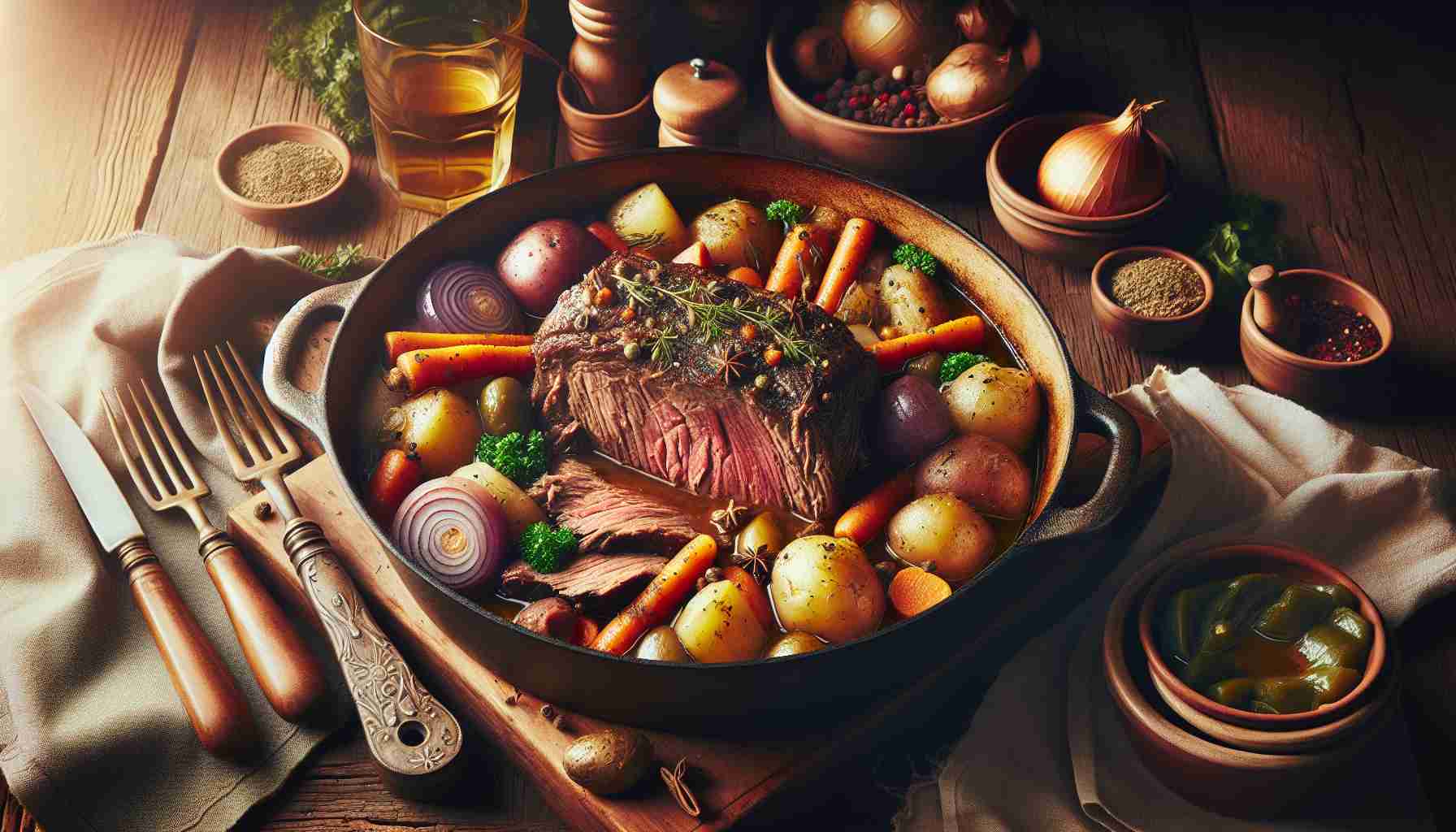 Hearty and Aromatic Pot Roast: A Timeless Comfort Food for Nourishing Gatherings