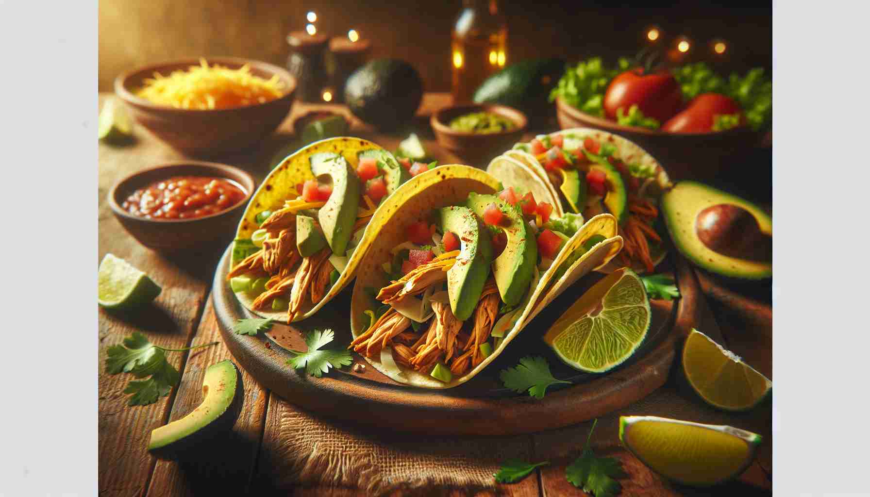 Exotic Tex-Mex Chicken Avocado Tacos: A Flavorful Fusion of Cultures and Spices