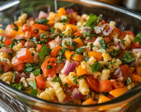 Vibrant Italian Pasta Salad: A Refreshing Symphony of Flavors and Textures Perfect for Any Occasion