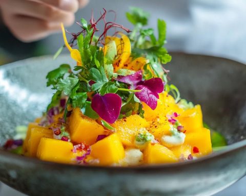 A Vibrant Symphony of Tropical Flavors: The Ultimate Mangosalat to Refresh Your Palate and Boost Your Spirit