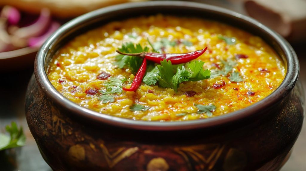 A Hearty, Nourishing Bowl of Comfort: Traditional Indian Khichdi – Perfect for a Wholesome, Soul-Warming Meal